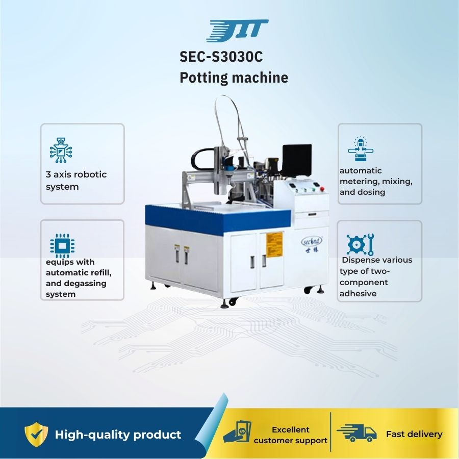SEC-S3030C: The Ultimate 2-Part Automated Vacuum Casting & Encapsulating Machine