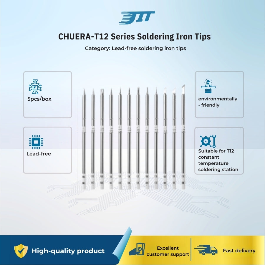 CHUERA-T12 Series Soldering Iron Tips JIT INDUSTRIAL ASIA