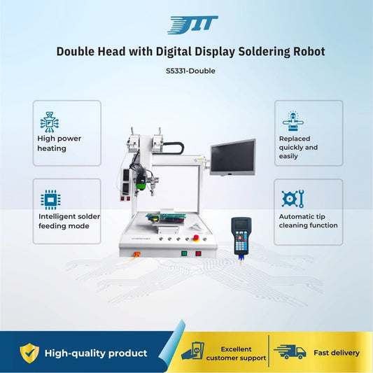 Double Head with Digital Display Soldering Robot JIT INDUSTRIAL ASIA