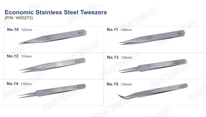 No.15 Economic Stainless Steel Tweezers JIT INDUSTRIAL ASIA