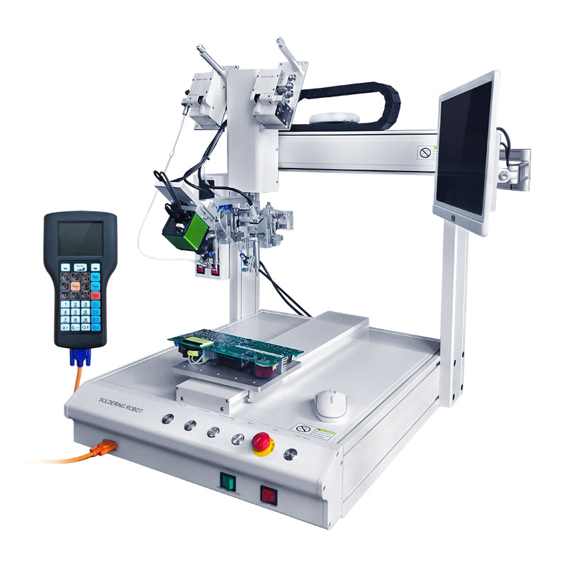 Double Head with Digital Display Soldering Robot
