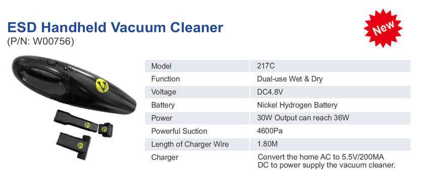 ESD Handheld Vacuum Cleaner JIT INDUSTRIAL ASIA