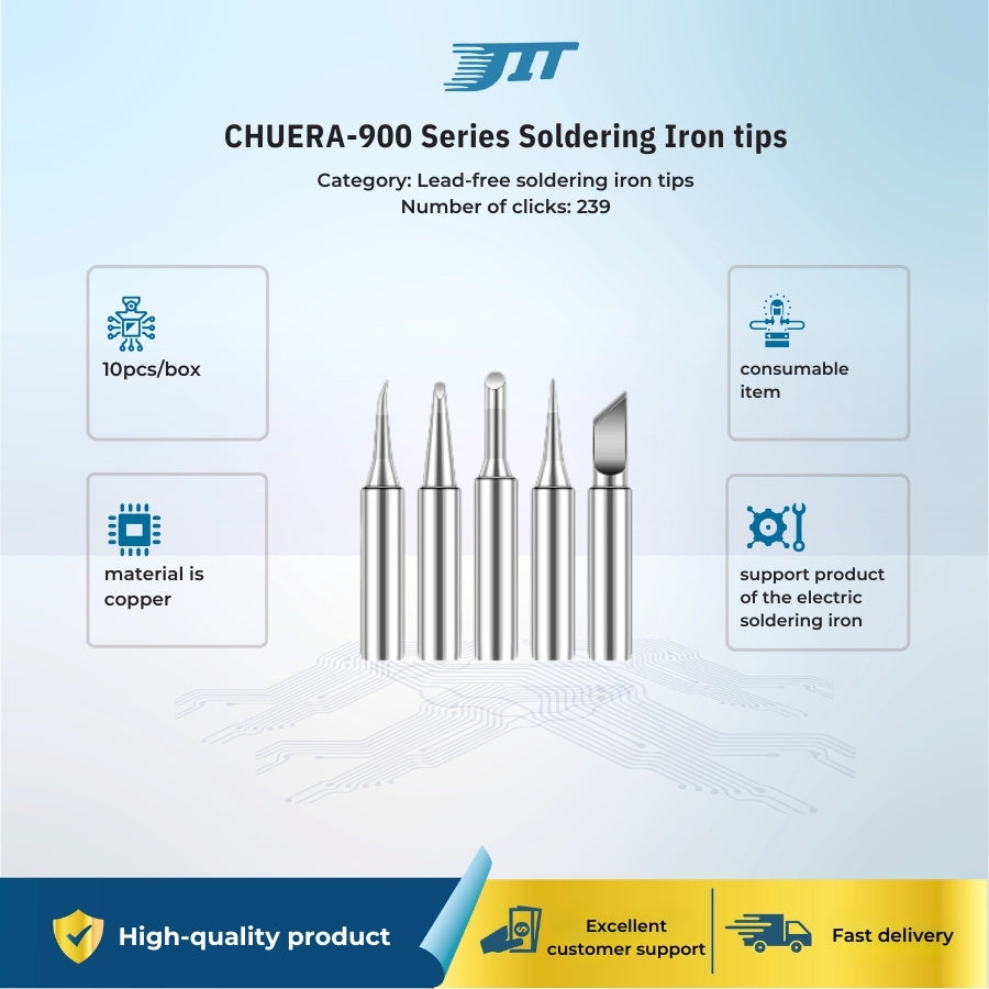 CHUERA-900 Series Soldering Iron tips JIT INDUSTRIAL ASIA