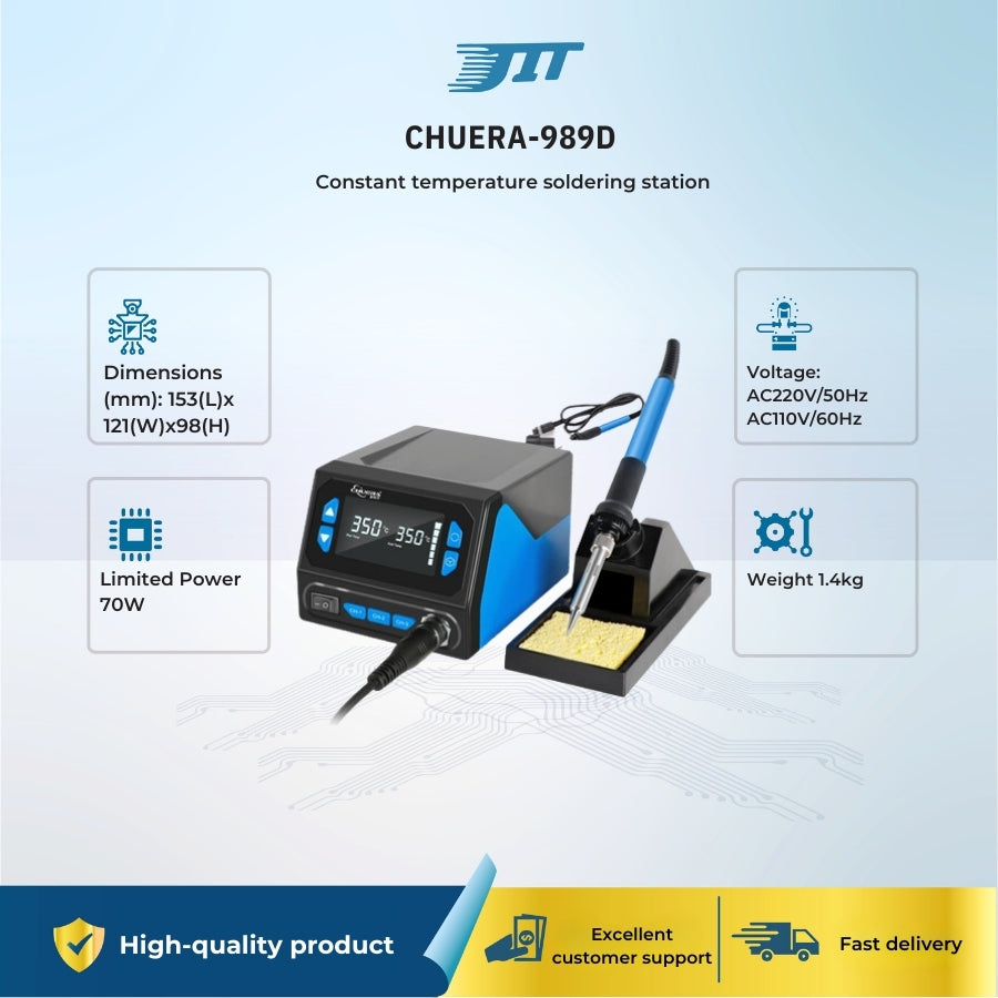 Constant temperature soldering station CHUERA-989D JIT INDUSTRIAL ASIA