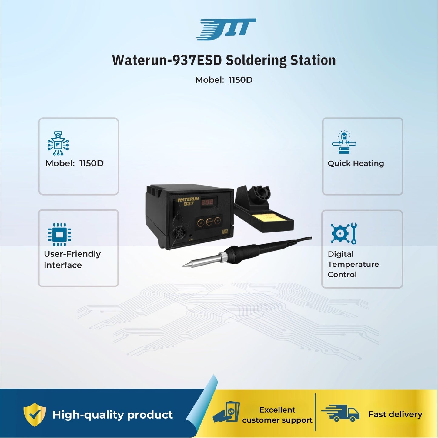 Waterun-937ESD Soldering Station JIT INDUSTRIAL ASIA
