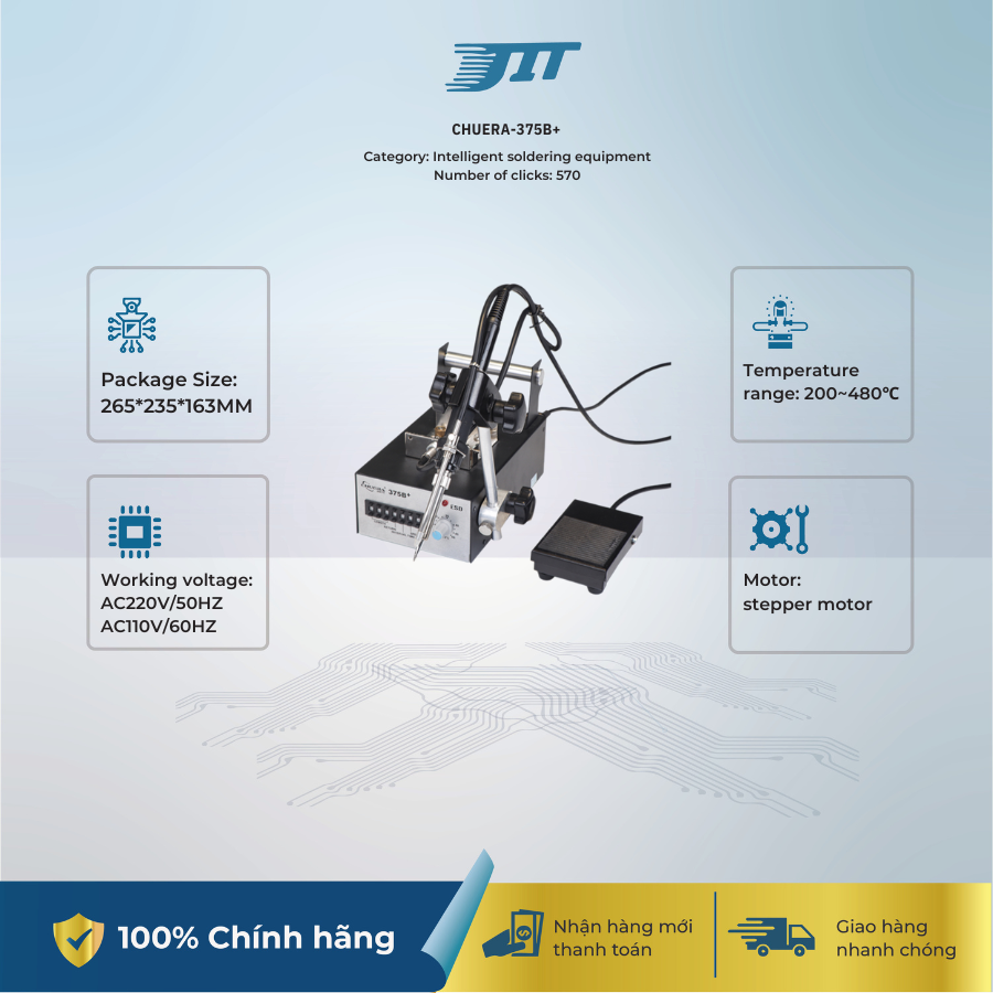 Automatic soldering station CHUERA-375B+ JIT INDUSTRIAL ASIA