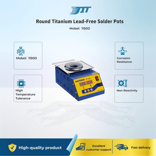 Round Titanium Lead-Free Solder Pots JIT INDUSTRIAL ASIA