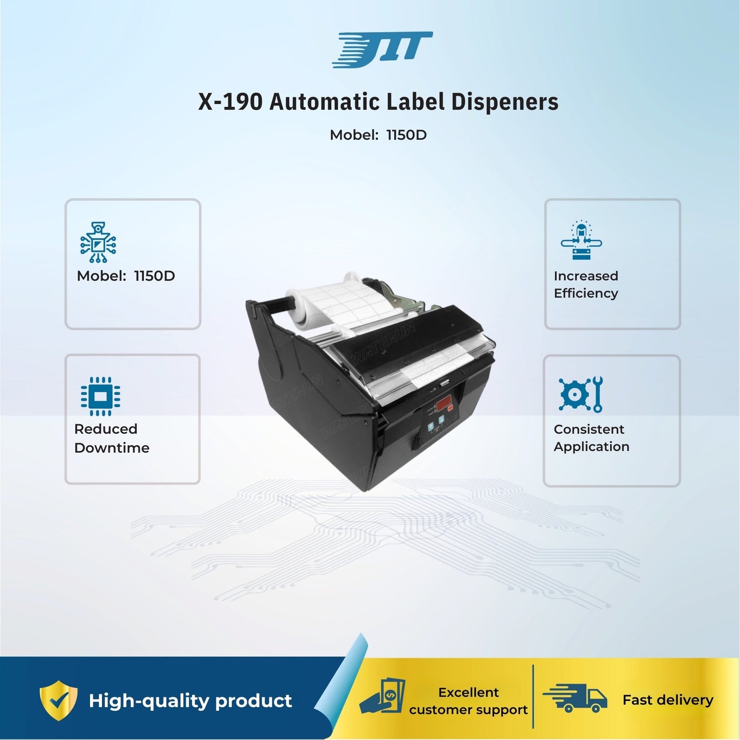 X-190 Automatic Label Dispeners JIT INDUSTRIAL ASIA