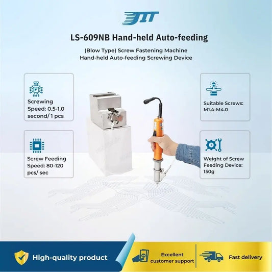 LS-609NB Hand-held Auto-feeding (Blow Type) Screw Fastening Machine Waterun