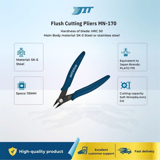 Flush Cutting Pliers MN-170 JIT INDUSTRIAL ASIA