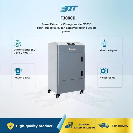F3000D Fume Extractor Change model XS330 Waterun