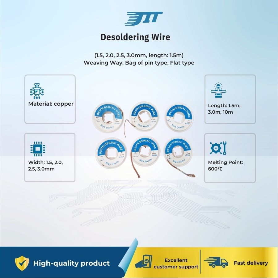 Desoldering Wire (1.5, 2.0mm, length: 10m) Waterun
