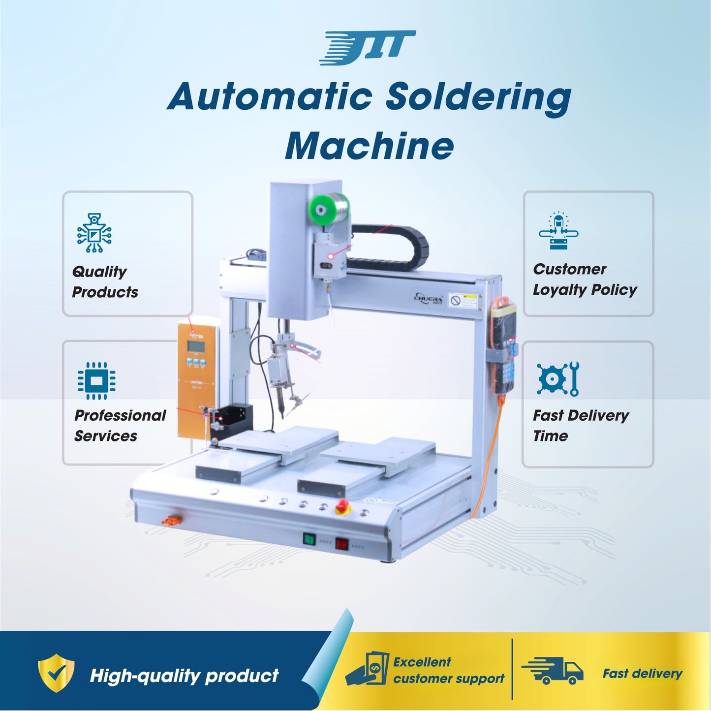 Automatic Soldering Machine – The Optimal Solution for Modern Electronics Manufacturing Lines JIT INDUSTRIAL ASIA