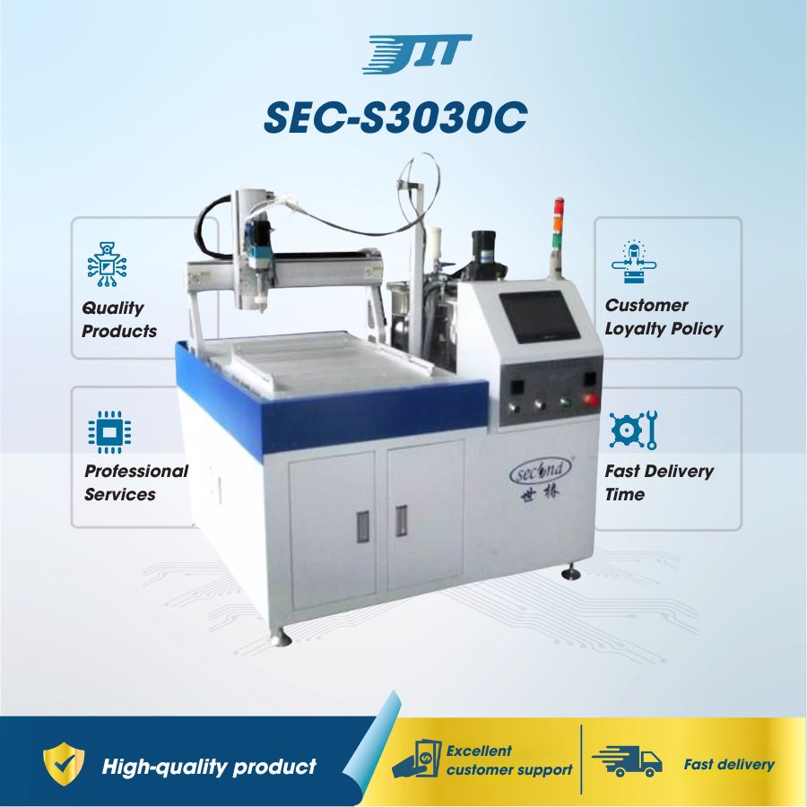 SEC-S3030C: The Ultimate 2-Part Automated Vacuum Casting & Encapsulating Machine