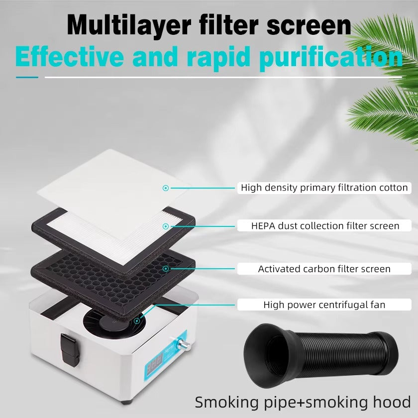 Chuera 130XP 30W Fume Extractor | Soldering Smoke & Fog Purifier JIT INDUSTRIAL ASIA