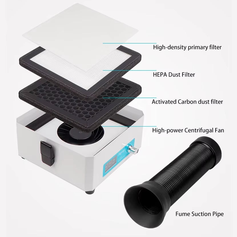 0.3 Micron HEPA Filter Cartridge 99.9% Efficiency for 100XP 130XP Smoke Purifiers JIT INDUSTRIAL ASIA