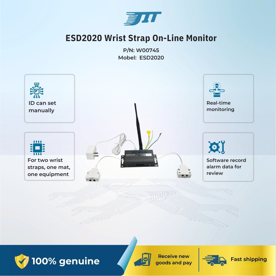 WIFI Transceiver ESD2020 Wrist Strap On-Line Monitor