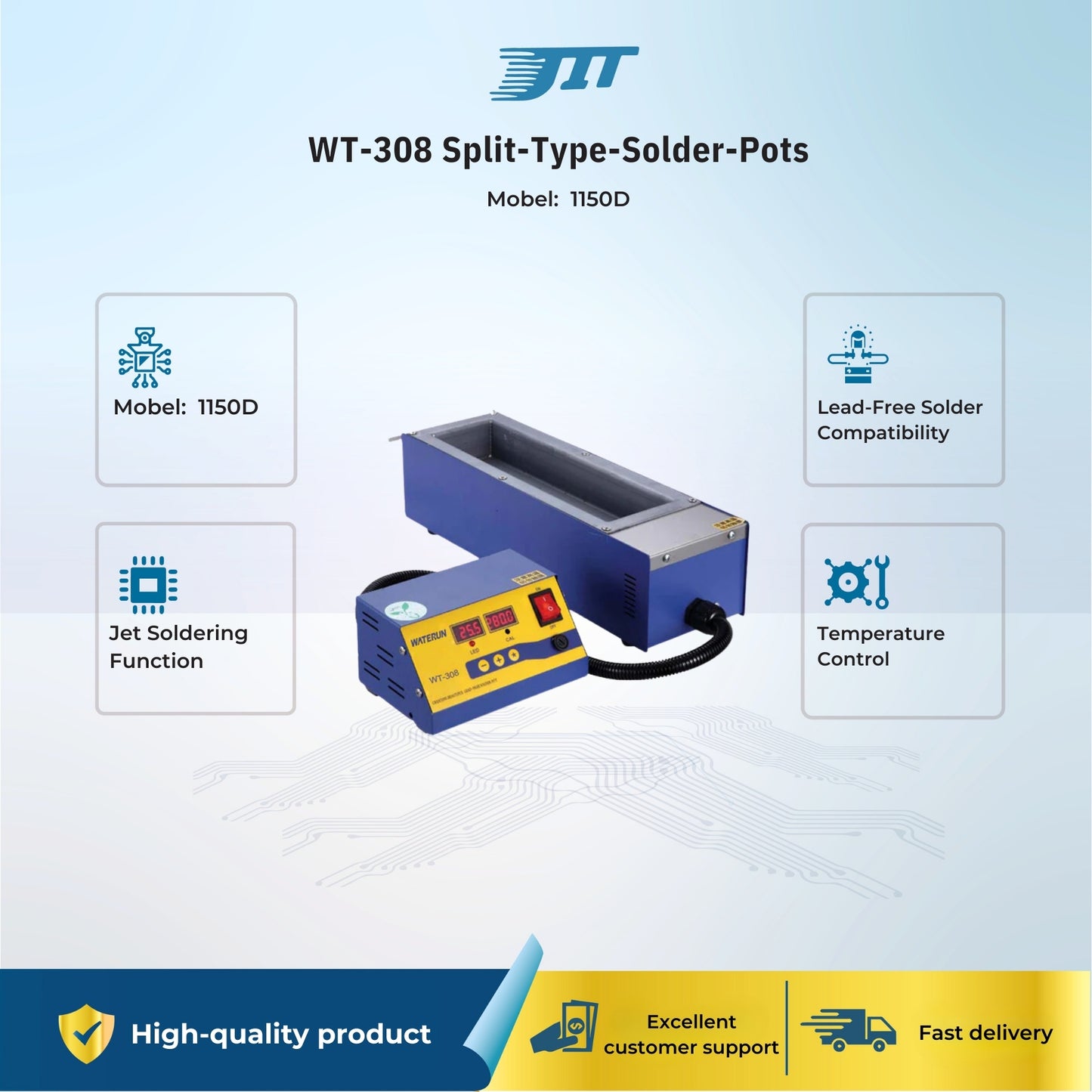 WT-308 Split-Type-Solder-Pots