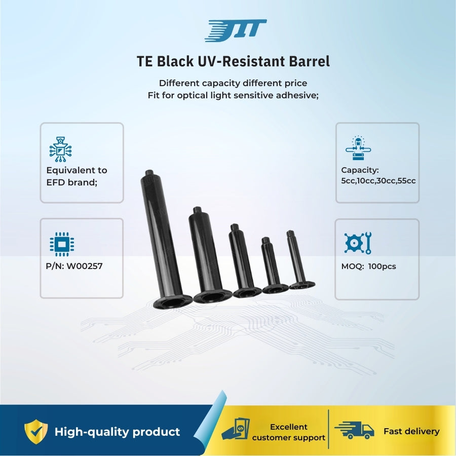 TE Black UV-Resistant Barrel (5cc, 10cc)