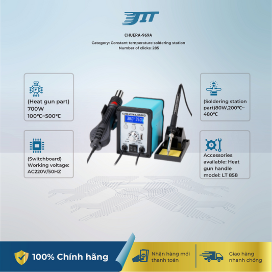 Hot air soldering station 2 in 1 CHUERA-8586D