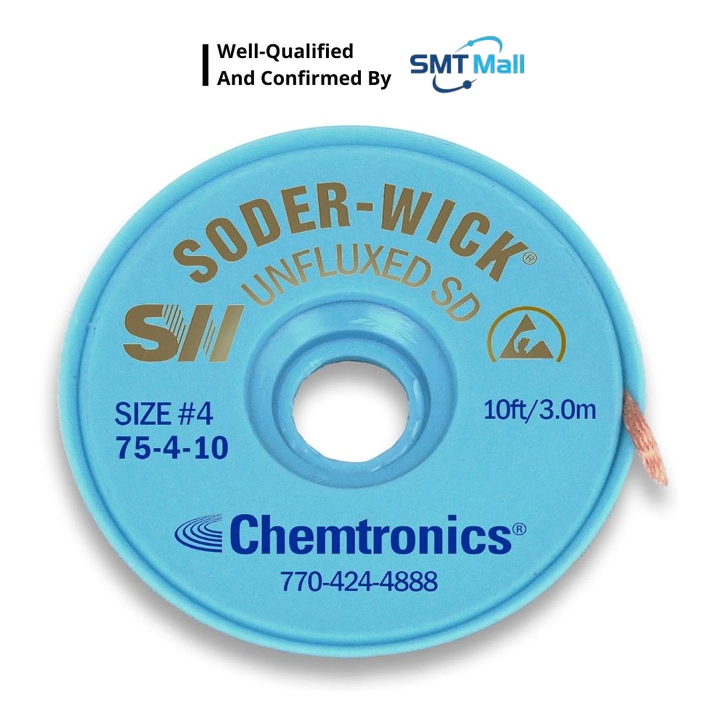 Chemtronics Soder-Wick Rosin Desoldering Braid SW18035 JIT INDUSTRIAL ASIA