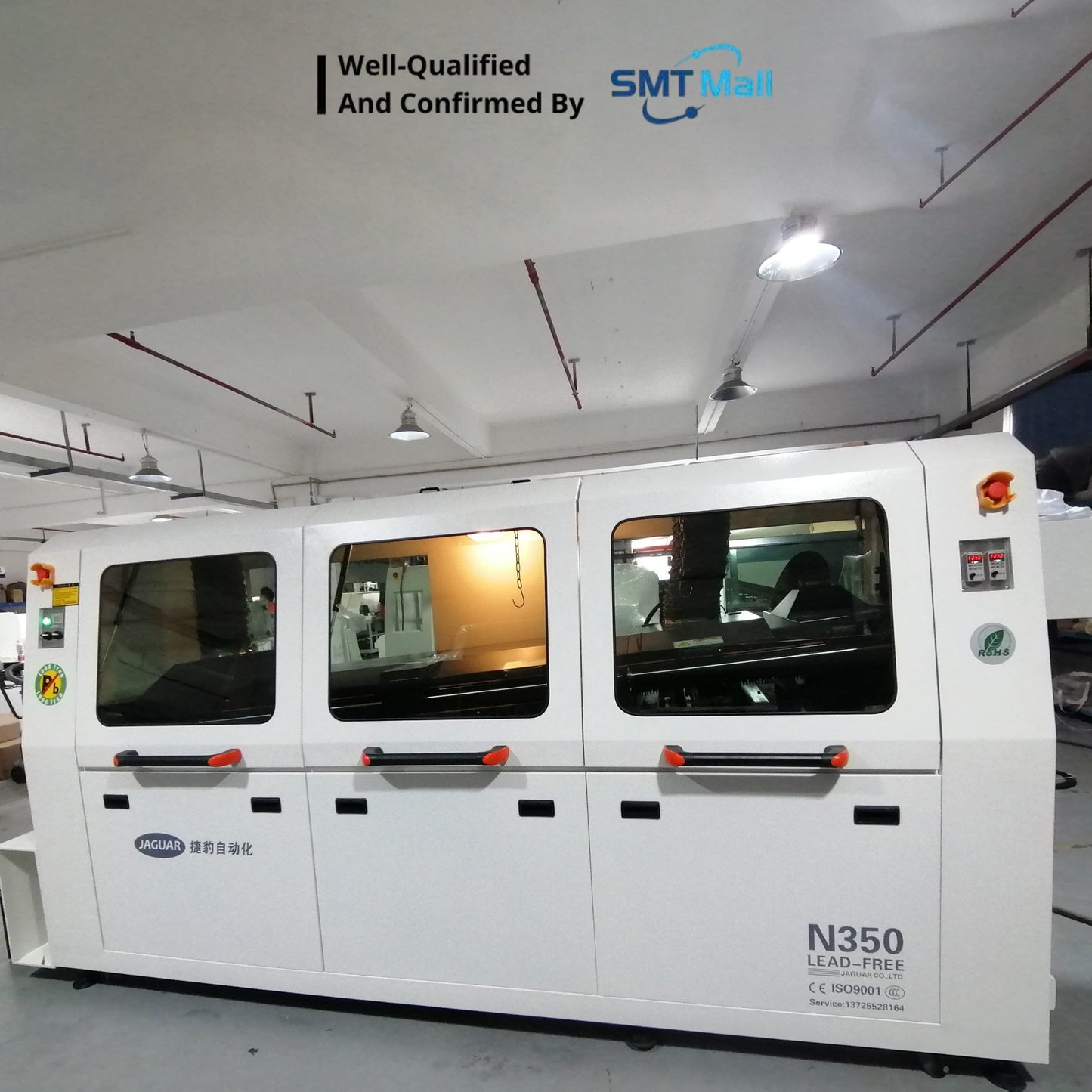 N350 Ti-Alloy Dual Wave Soldering Machine JIT INDUSTRIAL ASIA