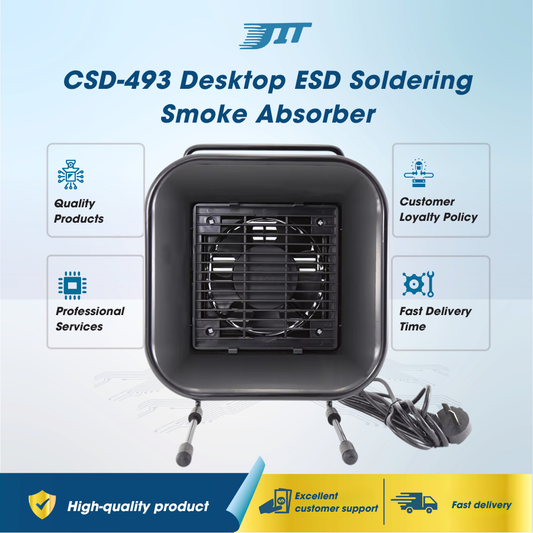 CSD-493 30W Desktop ESD Soldering Smoke Absorber 110V-240V Fume Extractor JIT INDUSTRIAL ASIA