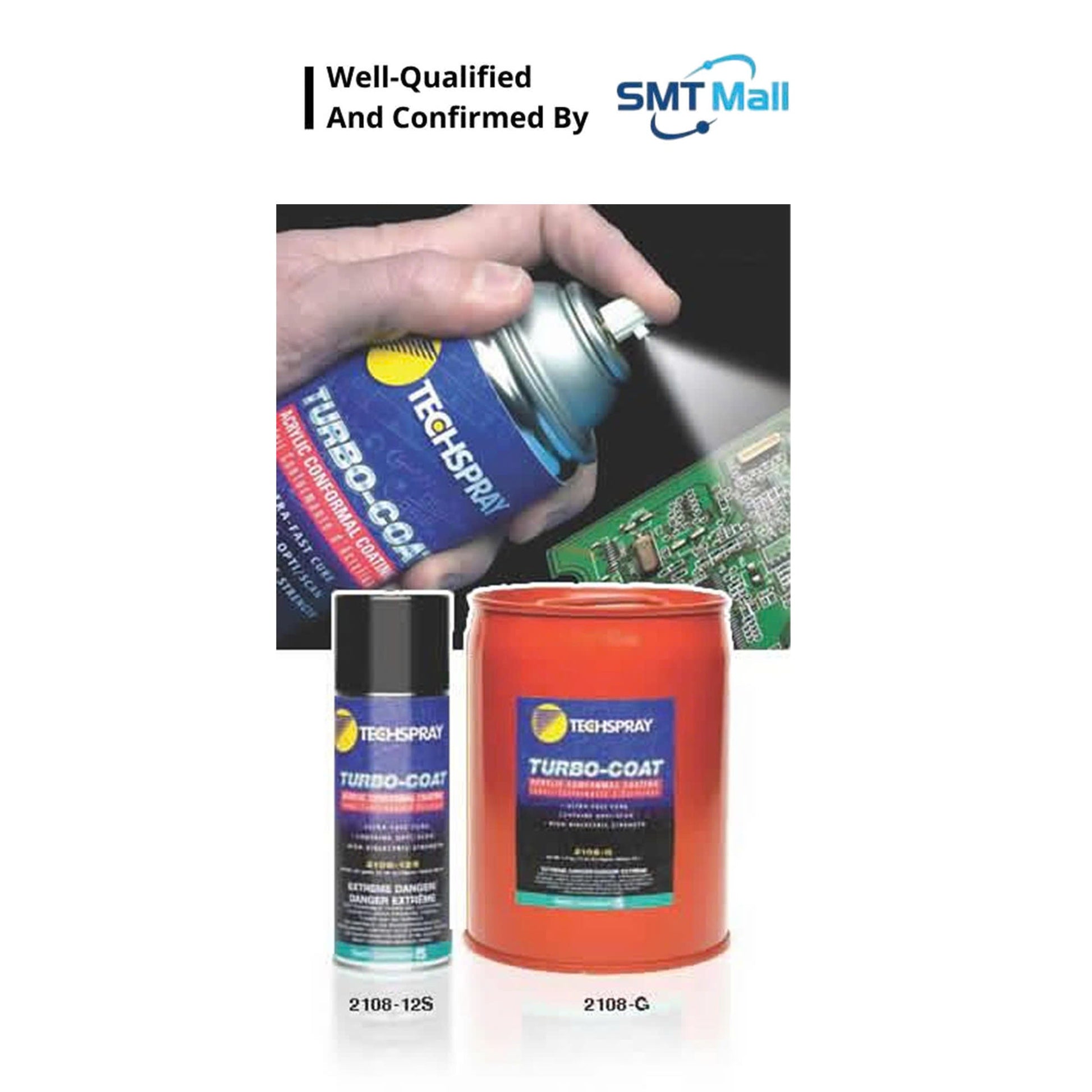 Techspray 2108-12S Turbo-Coat Acrylic Conformal Coating JIT INDUSTRIAL ASIA