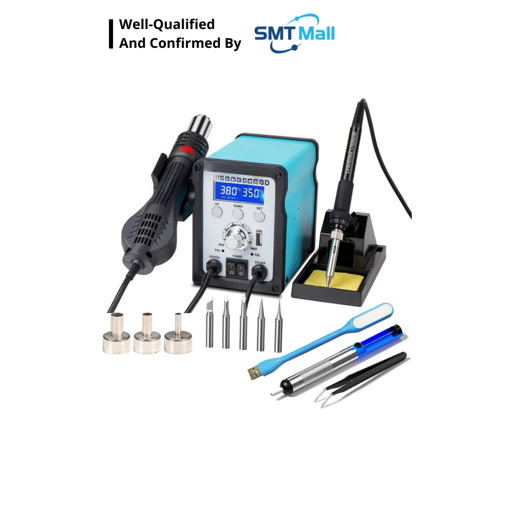 CHUERA 8586D 2-in-1 Soldering Machine – Hot Air Rework & Soldering Station JIT INDUSTRIAL ASIA