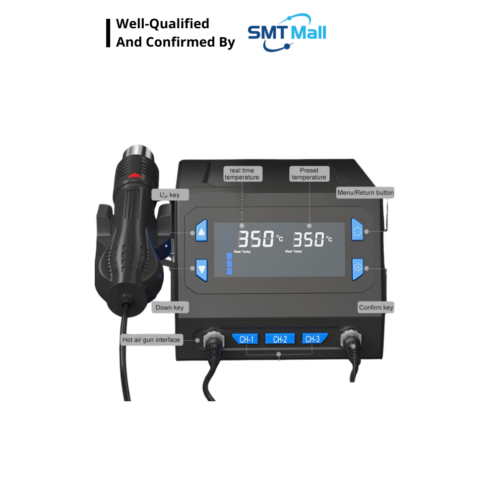 CHUERA 866D+ Hot Air Rework & Soldering Station JIT INDUSTRIAL ASIA