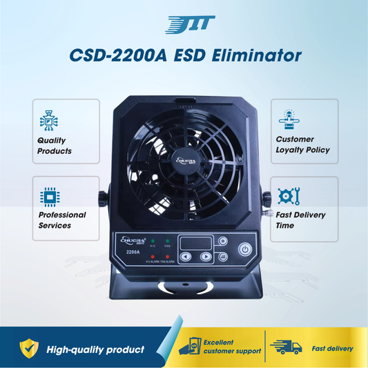 CSD-2200A ESD High Frequency Static Eliminator Electrostatic Ionizing Air Blower for Removing Static Electricity JIT INDUSTRIAL ASIA