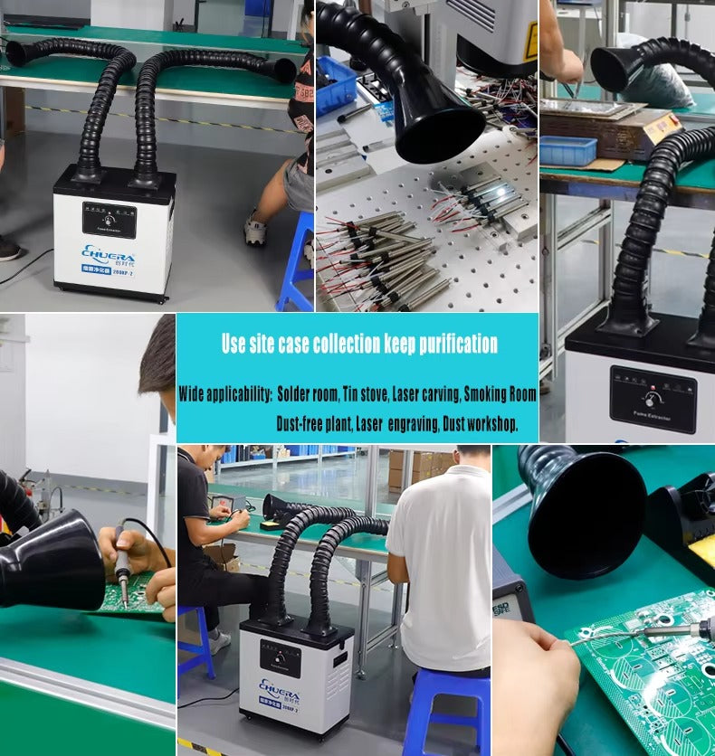 Chuera 400XP 1 Fume Extractor – HEPA Air Purifier for Soldering & Industrial Use JIT INDUSTRIAL ASIA