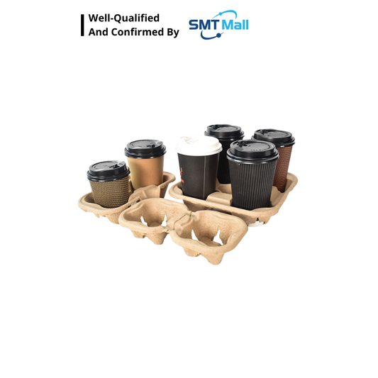 Moulded Pulp 4-Cup Drink Carrier JIT INDUSTRIAL ASIA